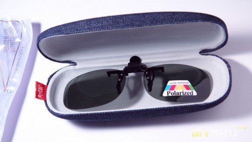 Поляризованные солнцезащитные накладки на очки