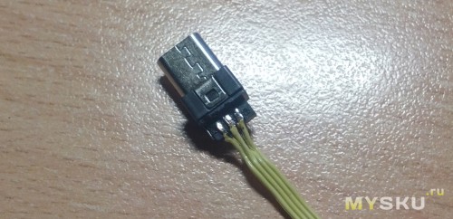 Как сделать переходник от MICRO-USB к TYPE-C из двух кабелей?