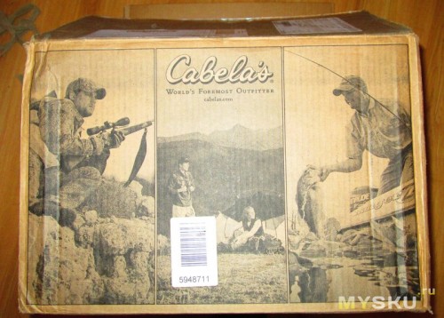 Фирменная коробка Cabelas