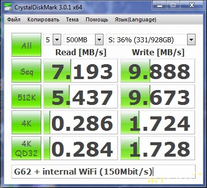 G62 &amp; WiFi 150 Mbit/s (N)