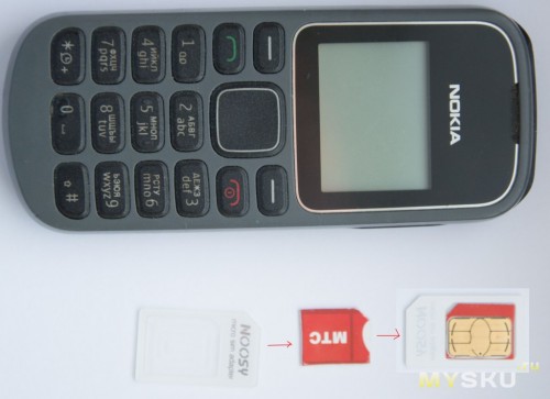NANO SIM Card Adapter Set for iPhone 4 / 4S / 5 - White (3 PCS)