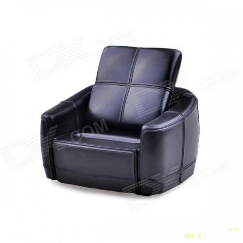 Siri&#39;s Couch SC-03-SB PU Cell Phone Holder for iPhone 4 / 4S / 5 - Black