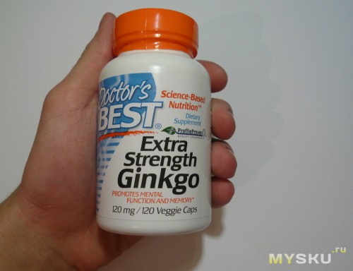 Doctor&#39;s Best, Extra Strength Ginkgo, 120 mg, 120 Veggie Caps