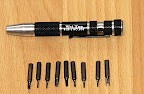 No.636 9-in-1 Multifunctional Portable Precision Screwdriver Repair Tools Set (Black)