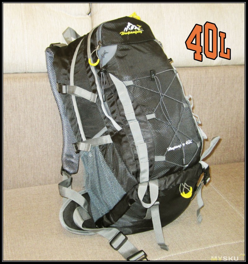 Отличный рюкзак на 40 литров для летних походов.
