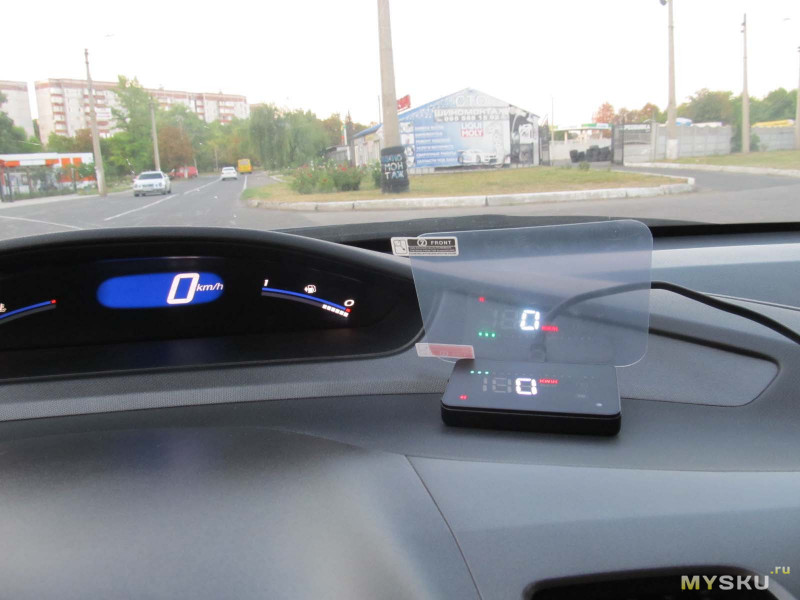 Автомобильный HUD проектор скорости на лобовое стекло